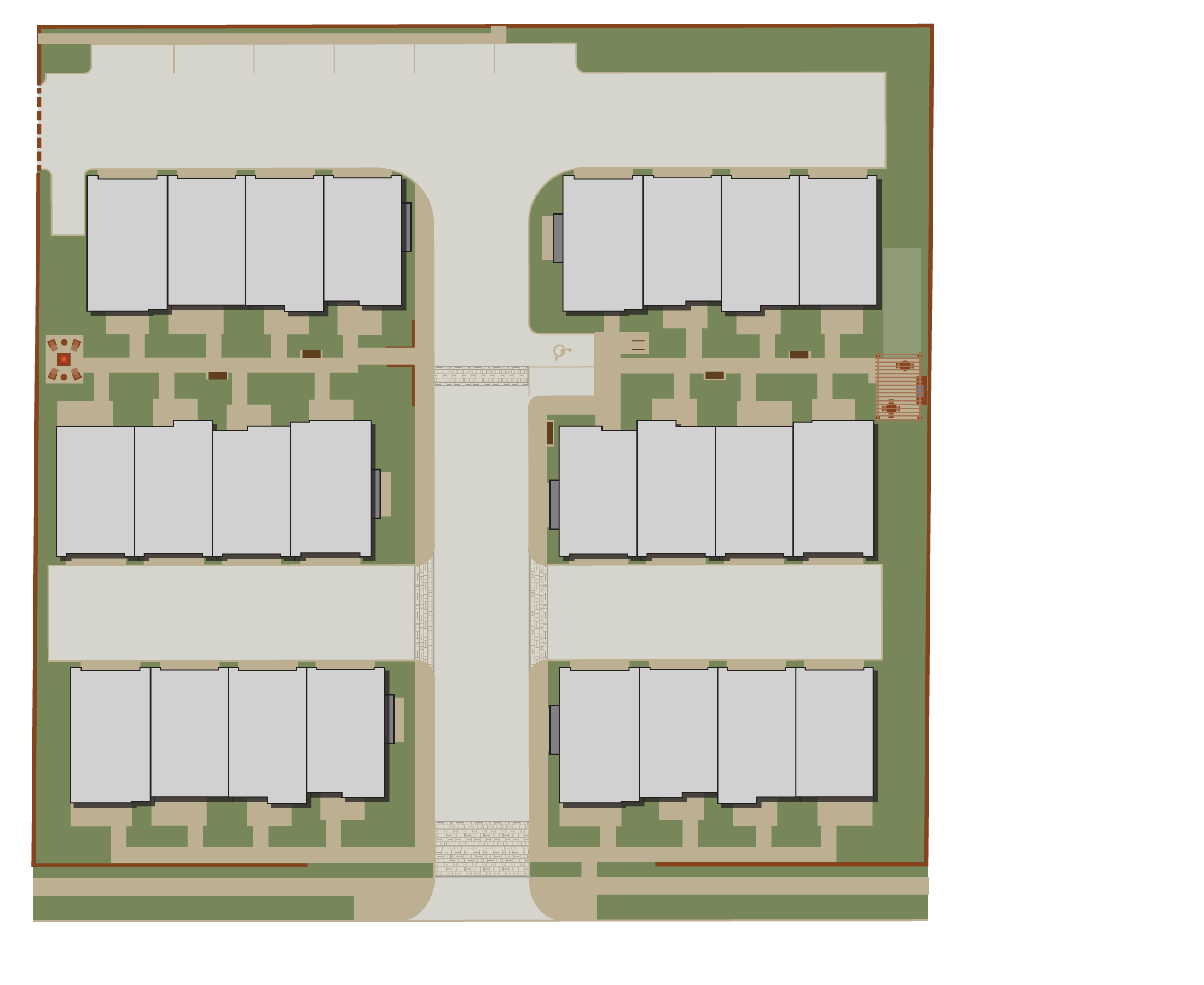 Townes at Orange Site Plan