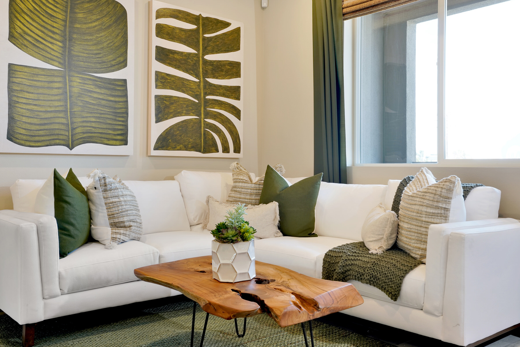 Living Room in Plan 1 at Moneta Pointe by Melia Homes in Gardena, CA