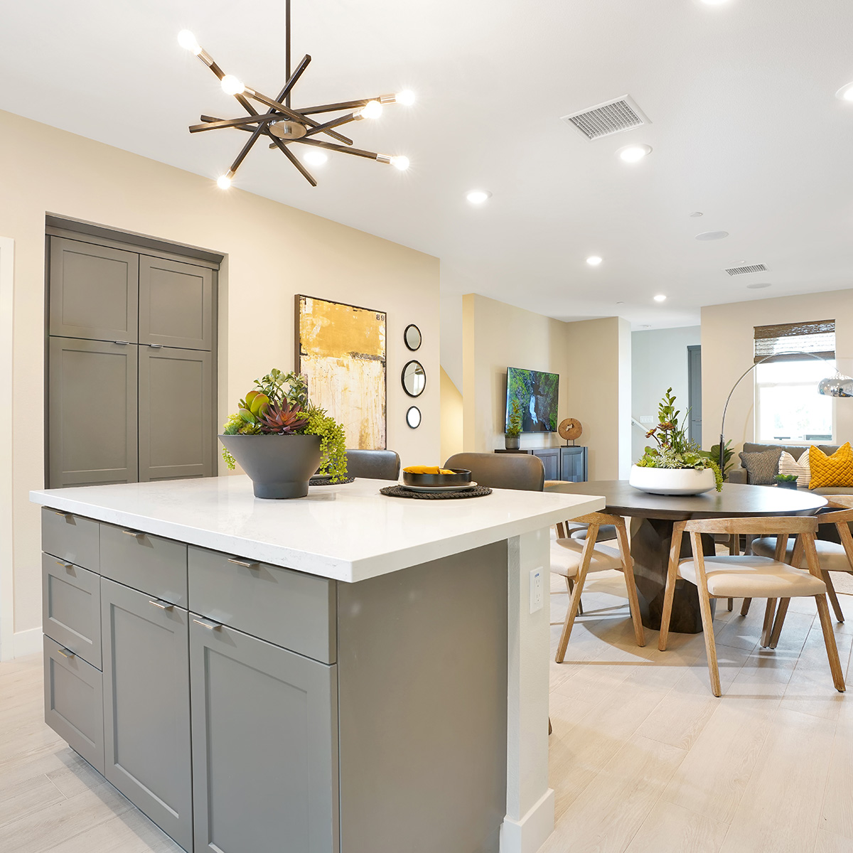 Kitchen/Dining at Townes at Magnolia by Melia Homes in Anaheim, CA