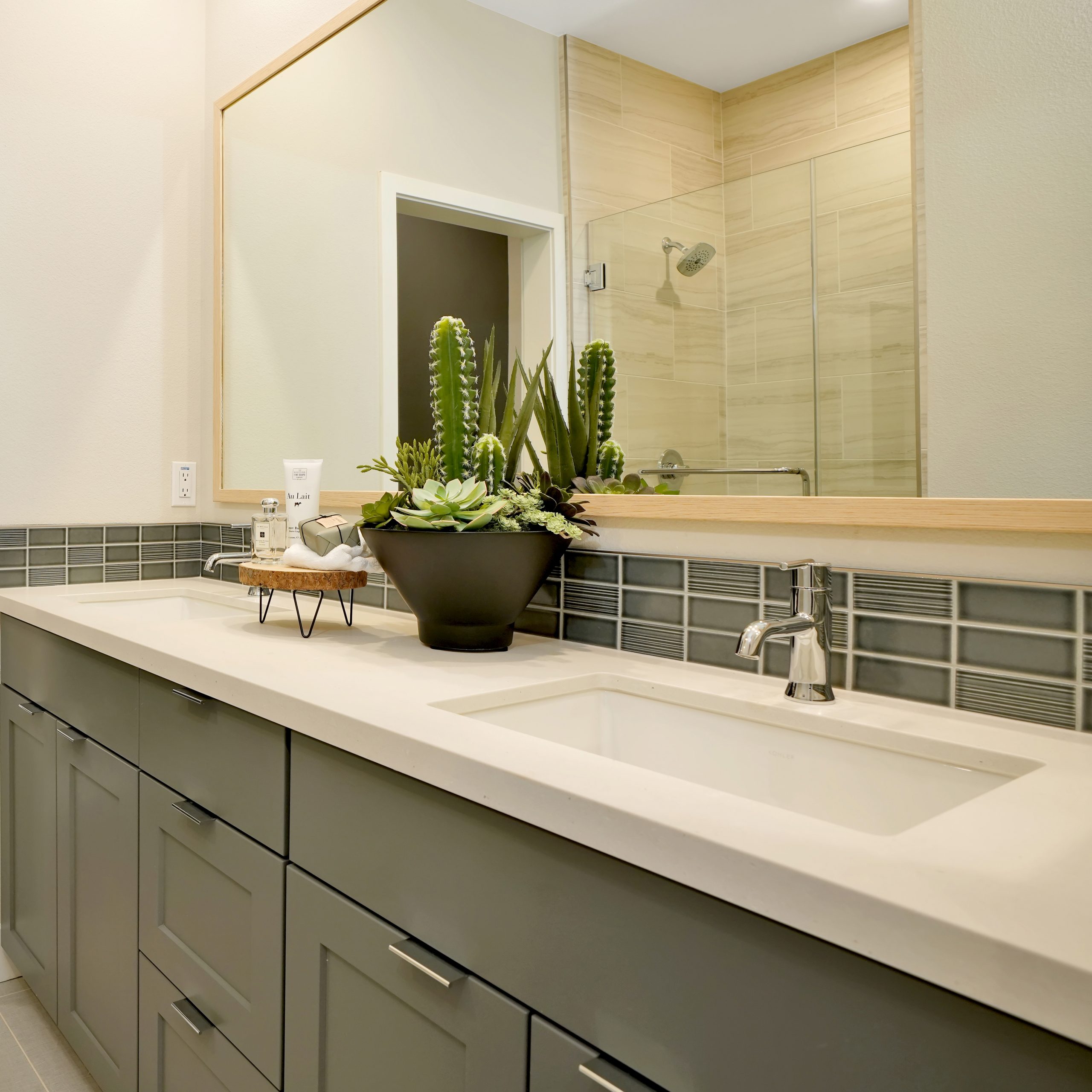 Bathroom at Townes at Magnolia by Melia Homes in Anaheim, CA