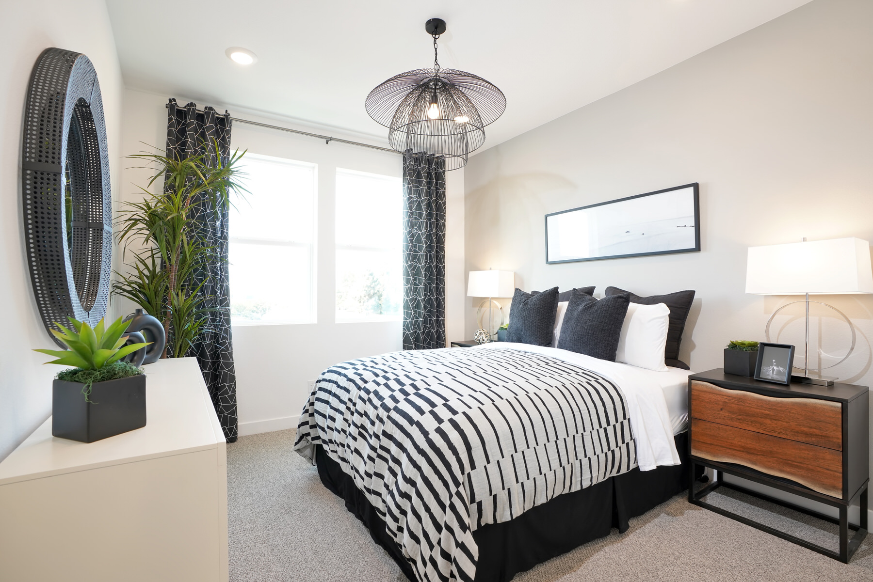 Bedroom 2 in Plan 1 at Townes at Magnolia by Melia Homes in Anaheim, CA