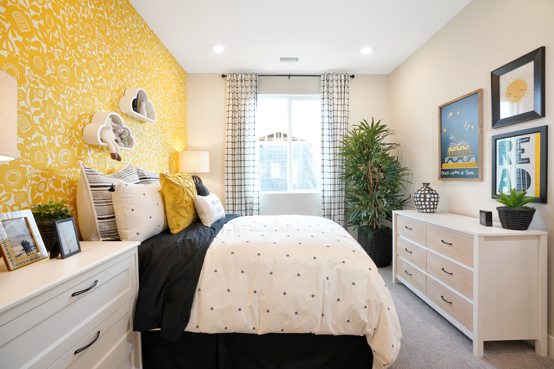 Bedroom 2 in Plan 3A at Townes at Magnolia by Melia Homes in Anaheim, CA