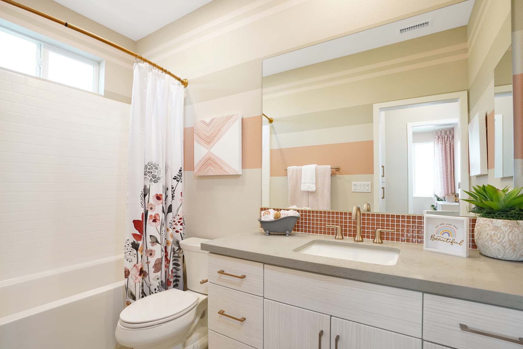 Bath 2 in Plan 4A at Townes at Magnolia by Melia Homes in Anaheim, CA