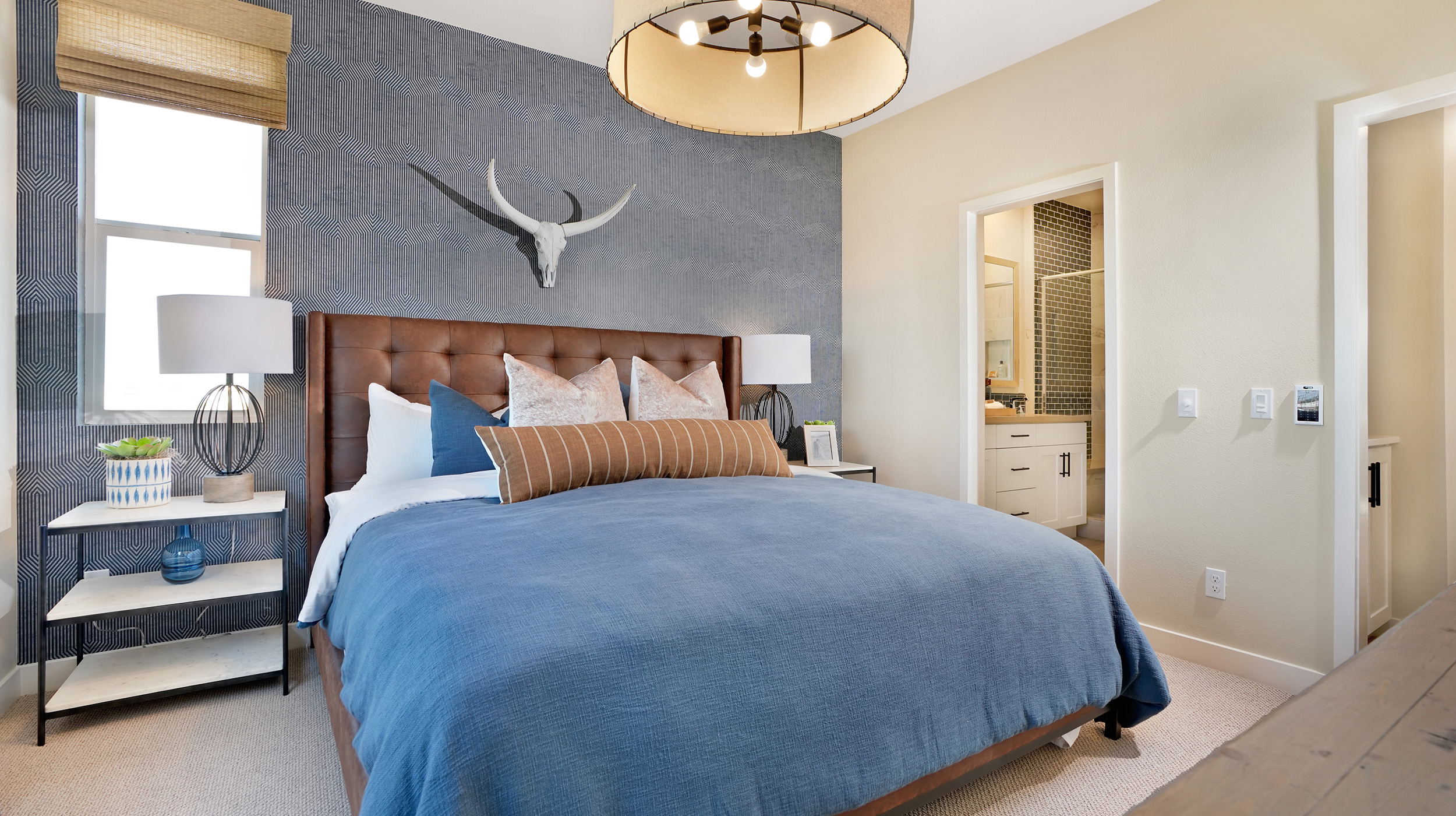 Primary Bedroom in home at Moneta Pointe by Melia Homes in Gardena, CA