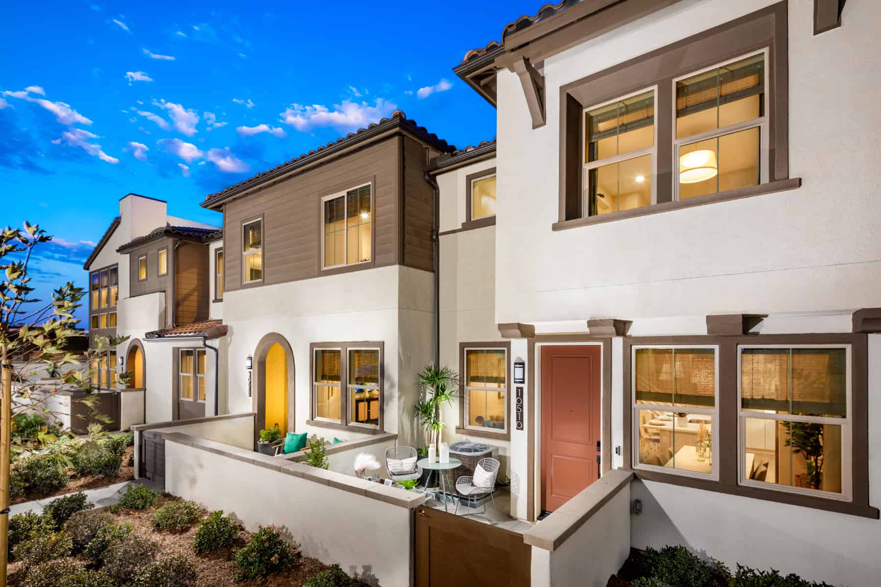 Exterior photo of Belmont by Melia Homes in Cypress, CA