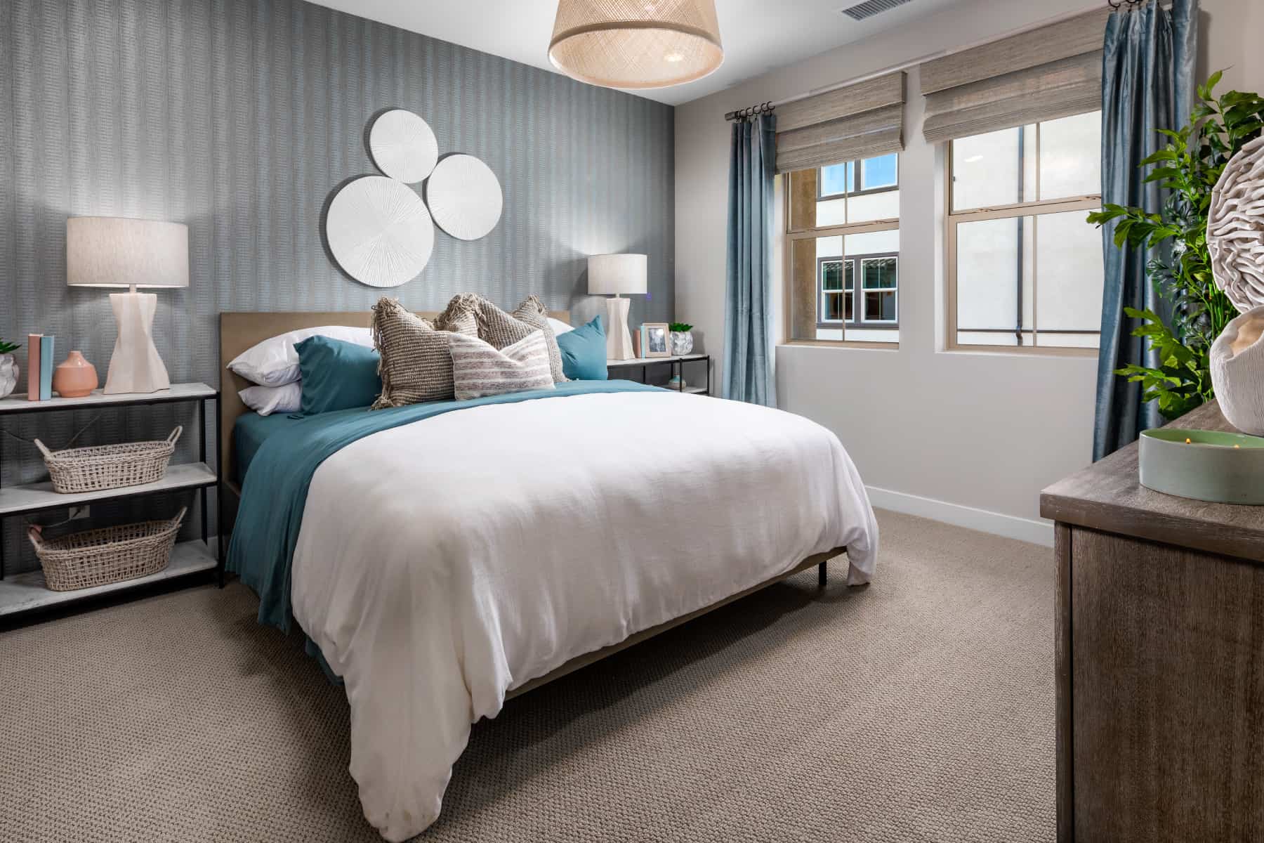 Primary Bedroom at Plan 1 of Belmont by Melia Homes in Cypress, CA