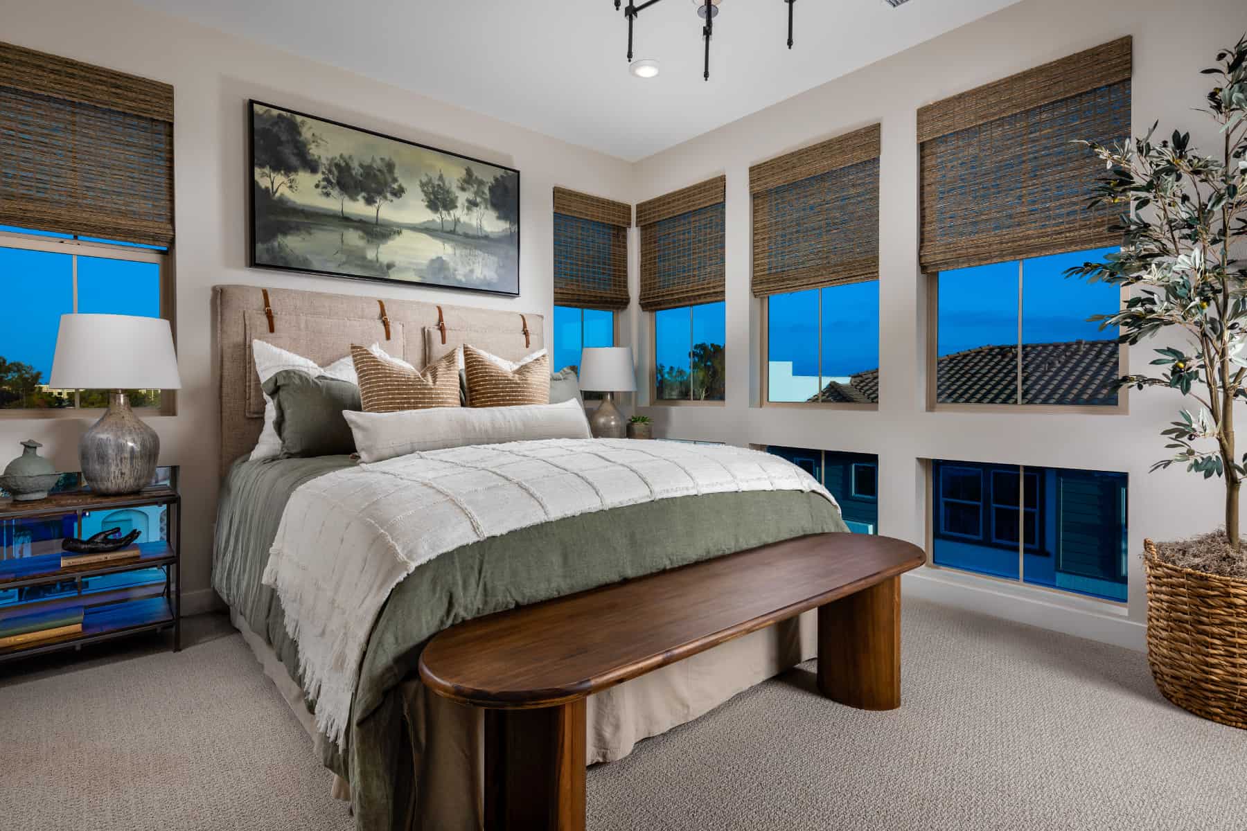 Primary Bedroom at Plan 7 of Belmont by Melia Homes in Cypress, CA