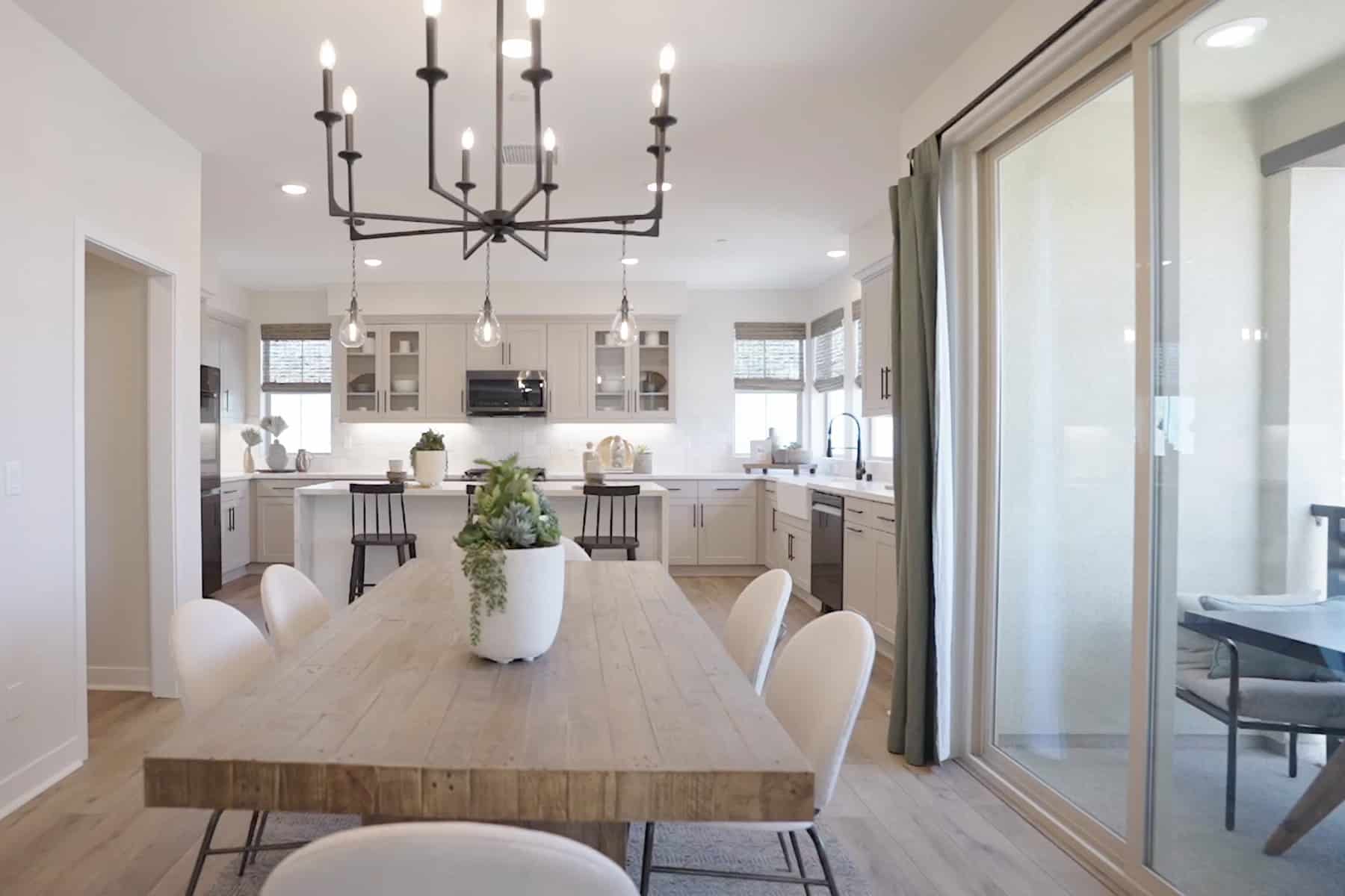 Dining Room at Plan 7 of Belmont by Melia Homes in Cypress, CA
